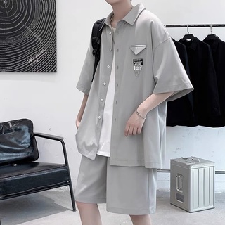 Set quần áo somi cộc tay nam