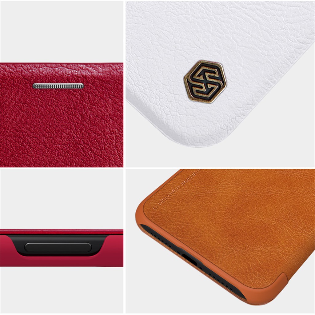 Bao da iPhone X/ XS/ XS Max/ XR hiệu Nillkin Qin | BigBuy360 - bigbuy360.vn