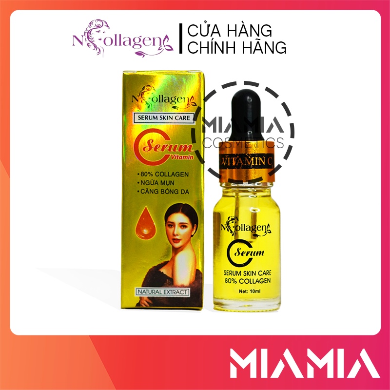 Serum Vitamin C N Collagen chính hãng - Serum Collagen căng bóng da mặt, nâng cơ, ngừa lão hóa