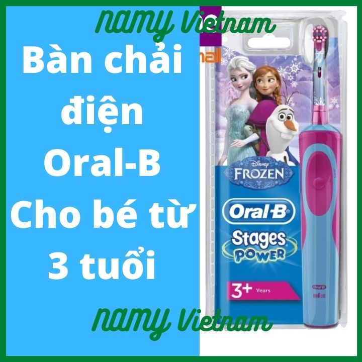 Bàn chải điện Oral B ❤FREESHIP ❤[Trẻ yêu thích] Bàn chải điện cho bé - oral b ,bàn chải điện