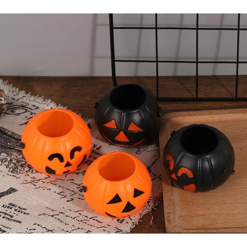 💥FOLLOW TẶNG 3K💥HÀNG CÓ SẴN💥 Giỏ Đựng Kẹo Hình Bí Đỏ Mặt Cười Bí Ngô Xin Kẹo Trang Trí Halloween 💥CHỌN MẪU💥VOUCHE 000011