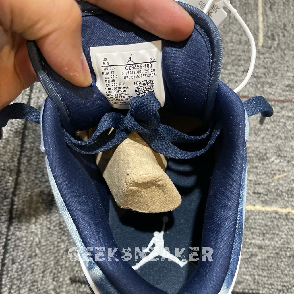 [GeekSneaker] Giày Jordan 1 Low Denim | BigBuy360 - bigbuy360.vn