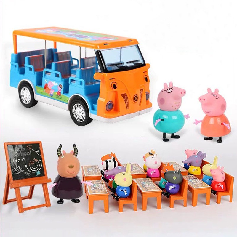 Xe Buýt Đồ Chơi Heo Peppa Có Nhạc Và Đèn Dành Cho Trẻ Em