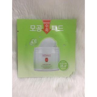 1 gói dùng thử cell fusion c pore tox pad