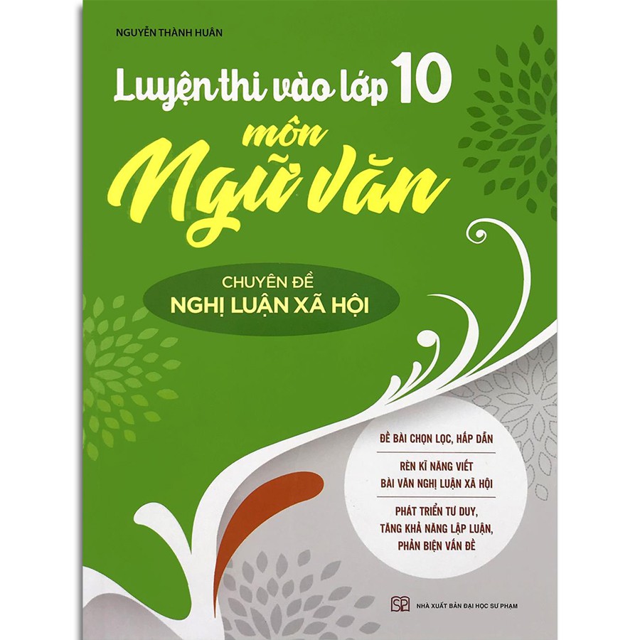 Sách - Combo  Luyện Thi Vào Lớp 10 Môn Ngữ Văn Nghị luận văn học + Nghị luận xã hội