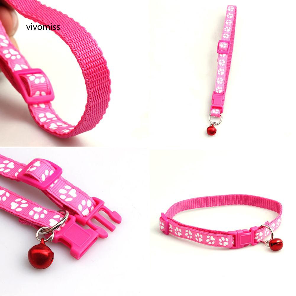 Vòng cổ hình bàn chân xinh xắn dành cho thú cưng