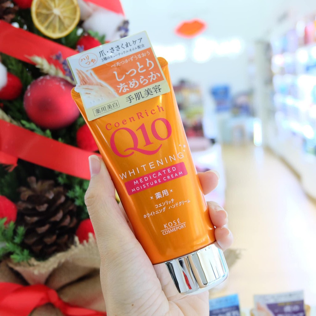 Kem Dưỡng Da Tay Q10 Mềm Mịn Kose Hand Cream Nhật Bản - Tuýp 80g