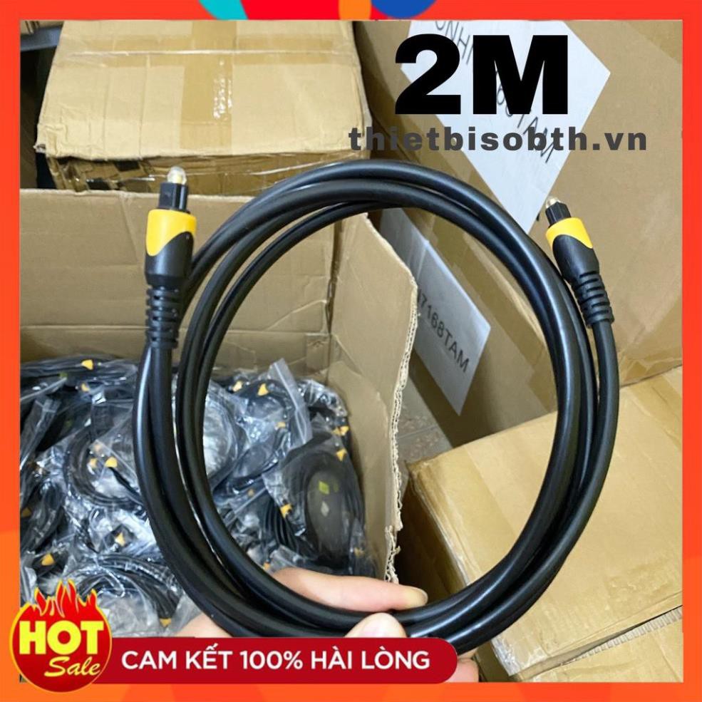 [Hàng Xịn] Dây Audio Quang to 6.0 (Toslink, Optical) Dài 2M-Sản phẩm cao cấp