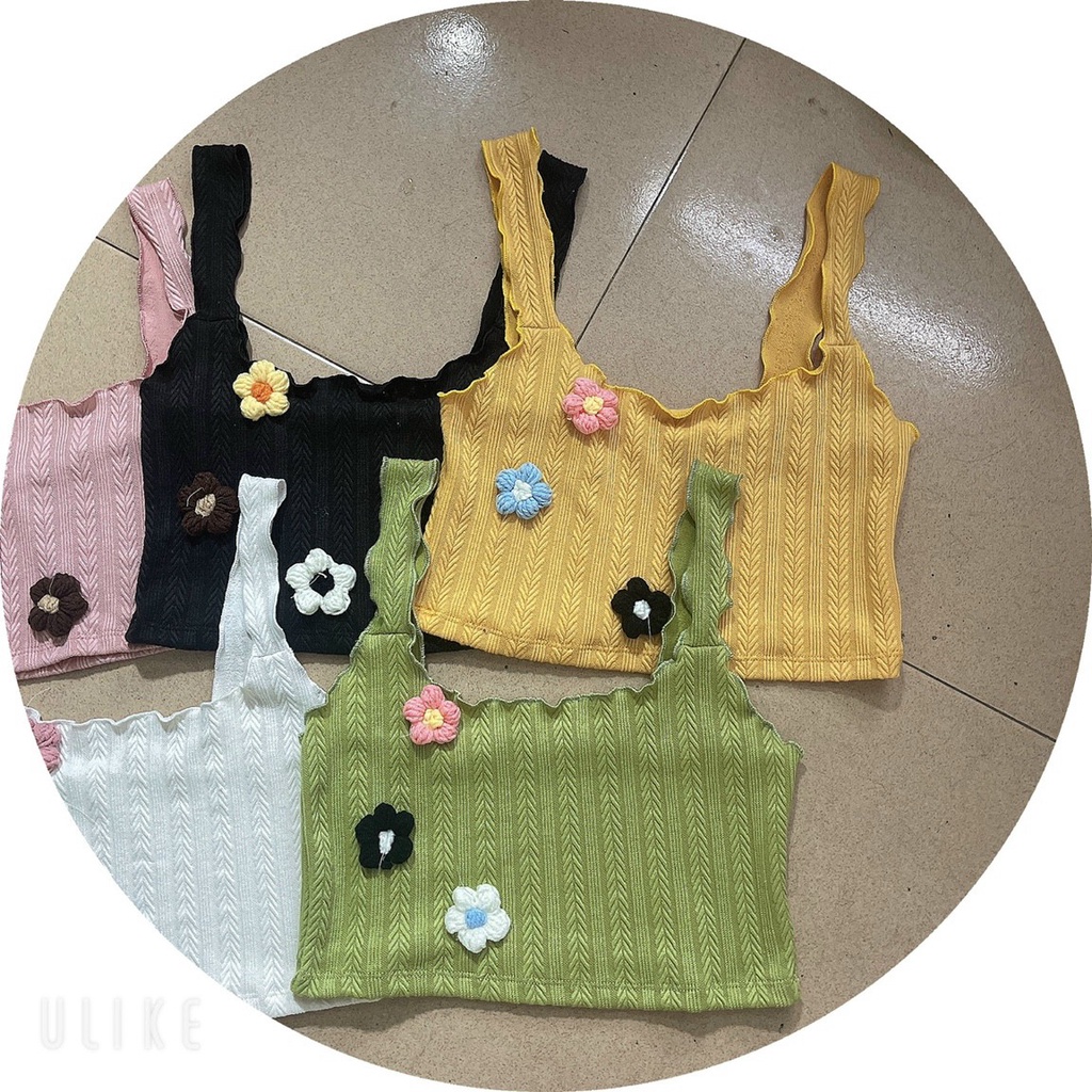 Áo voan hai dây viền ren TRÁI THƠM xinh GB2410