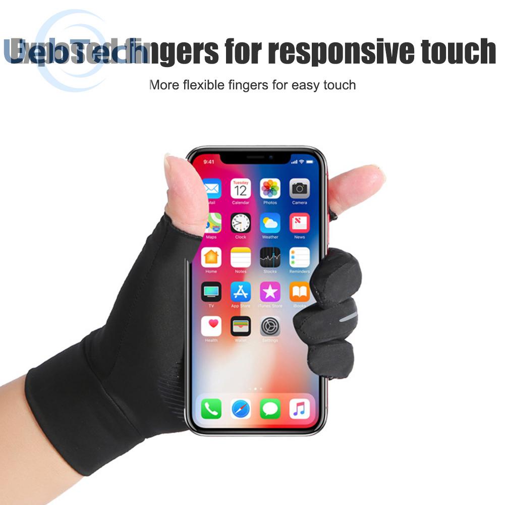 Găng Tay Chống Trượt Thoáng Khí Dùng Khi Đạp Xe/Câu Cá Cho Nam Nữ