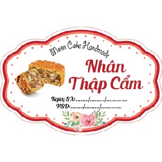 2 Tờ/ 144 Tem Nhân Bánh Trung Thu Vị Thập Cẩm