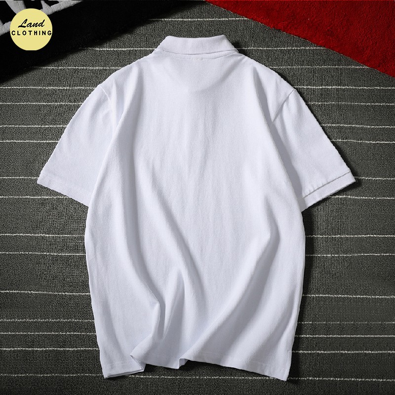 ÁO POLO DÁNG XUÔNG, PHONG CÁCH TRẺ TRUNG CHẤT ĐẸP. HAI MẤU ĐEN TRẮNG | BigBuy360 - bigbuy360.vn