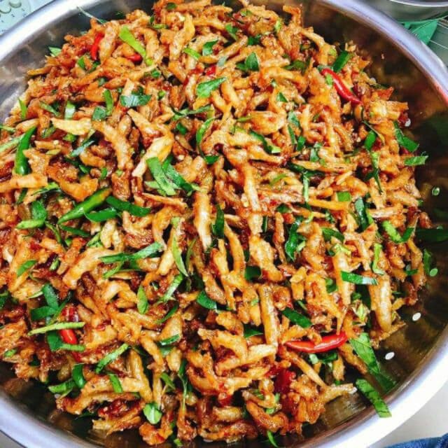 Cá Cơm Sấy Lắc Lá Chanh Siêu ngon