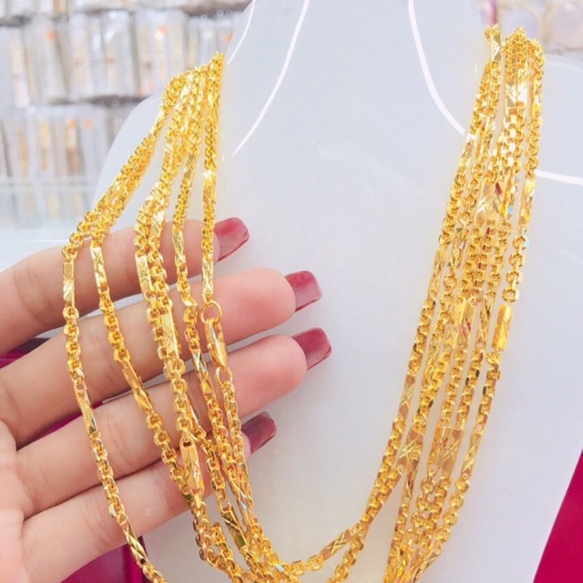 Dây chuyền nam mạ vàng 24k mã 008