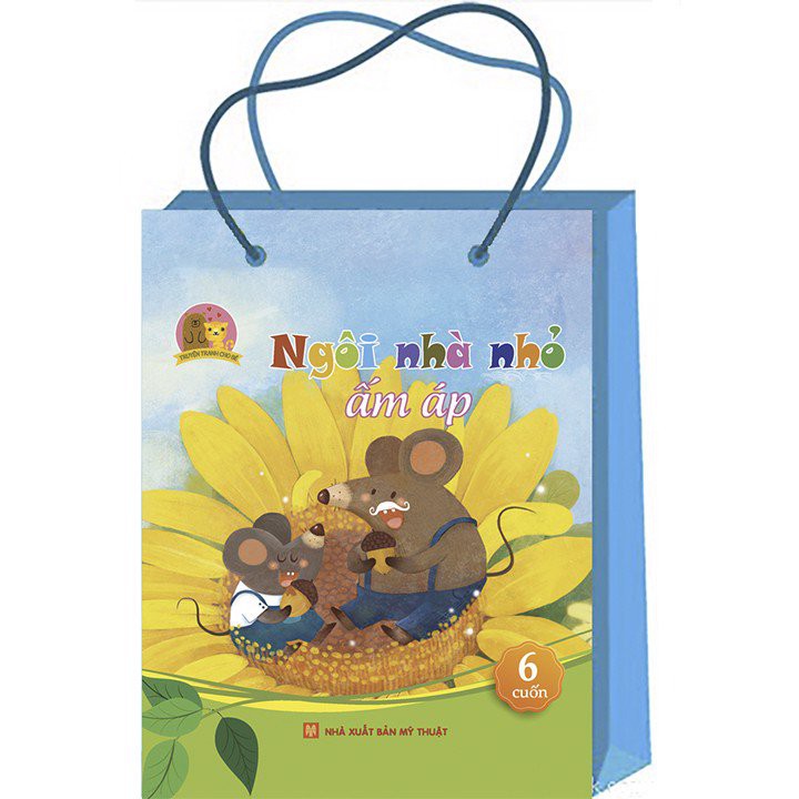 Sách - Truyện tranh cho bé: Ngôi nhà nhỏ ấm áp (Túi 6 cuốn)