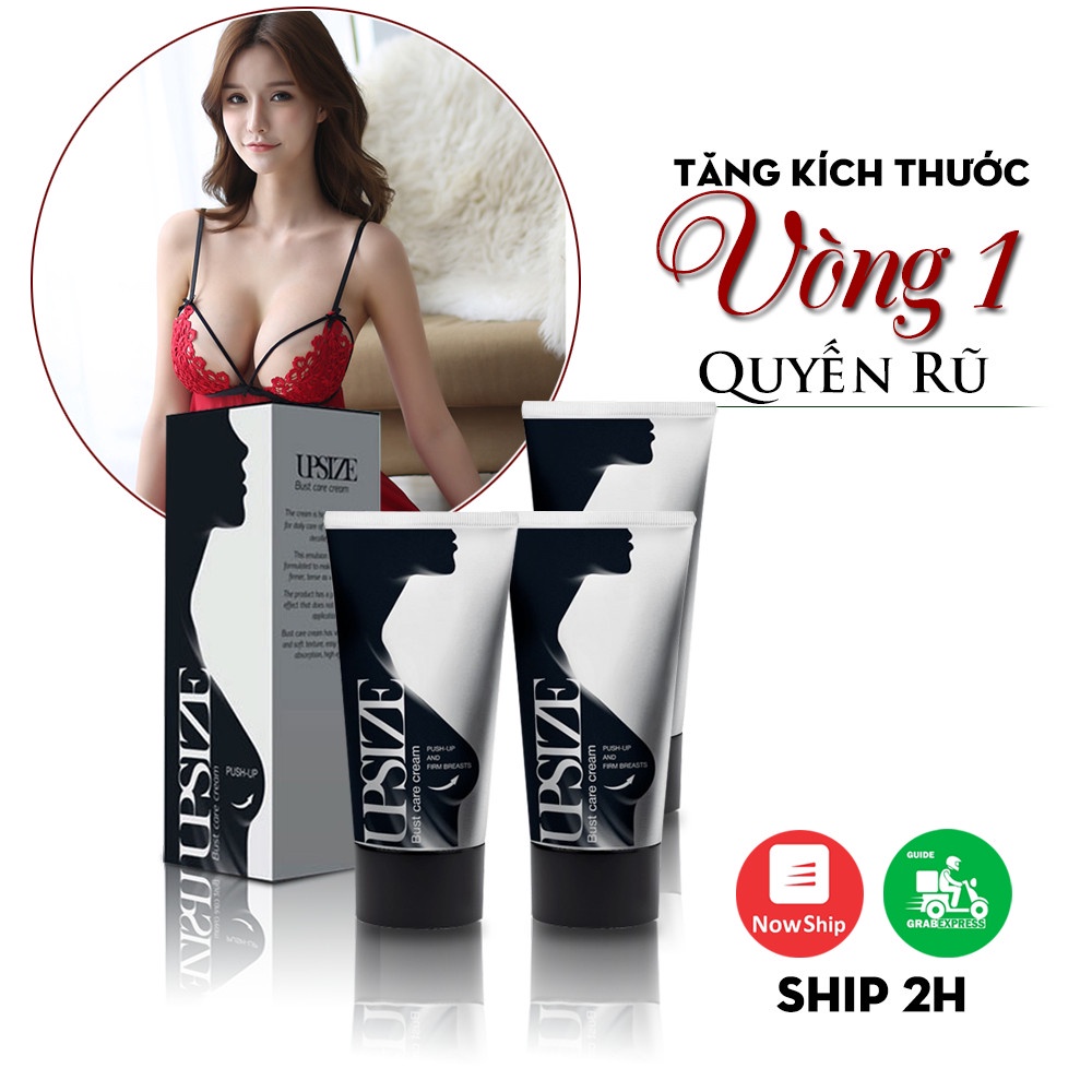 [Combo Mua 5 Tuyp tặng 1] Kem Nâng Ngực, Nở Ngực Upsize Chính Hãng - Dòng Kem Massa Ngực Giúp Vòng 1 Căng Tròn, Săn Chắc