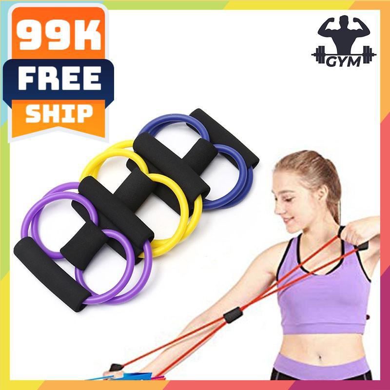 FLASH SALE🎁 Dây đàn hồi tập thể lực số 8-dây tập gym-freeship 50k-giá rẻ vô địch-hà nội & tphcm