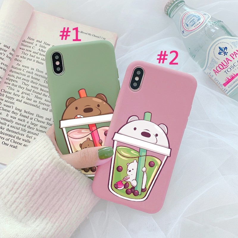 Ốp Dẻo Cute - M274 Trà Sữa