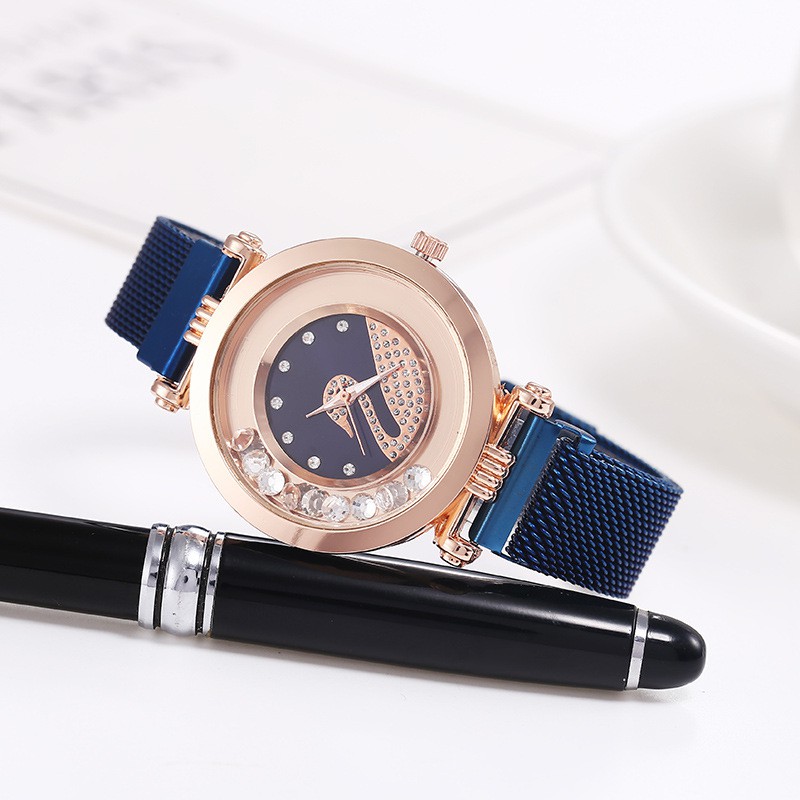 Đồng hồ thời trang nữ Mstianq MS66 nam châm vĩnh cữu, mặt thiên nga cực đẹp | BigBuy360 - bigbuy360.vn