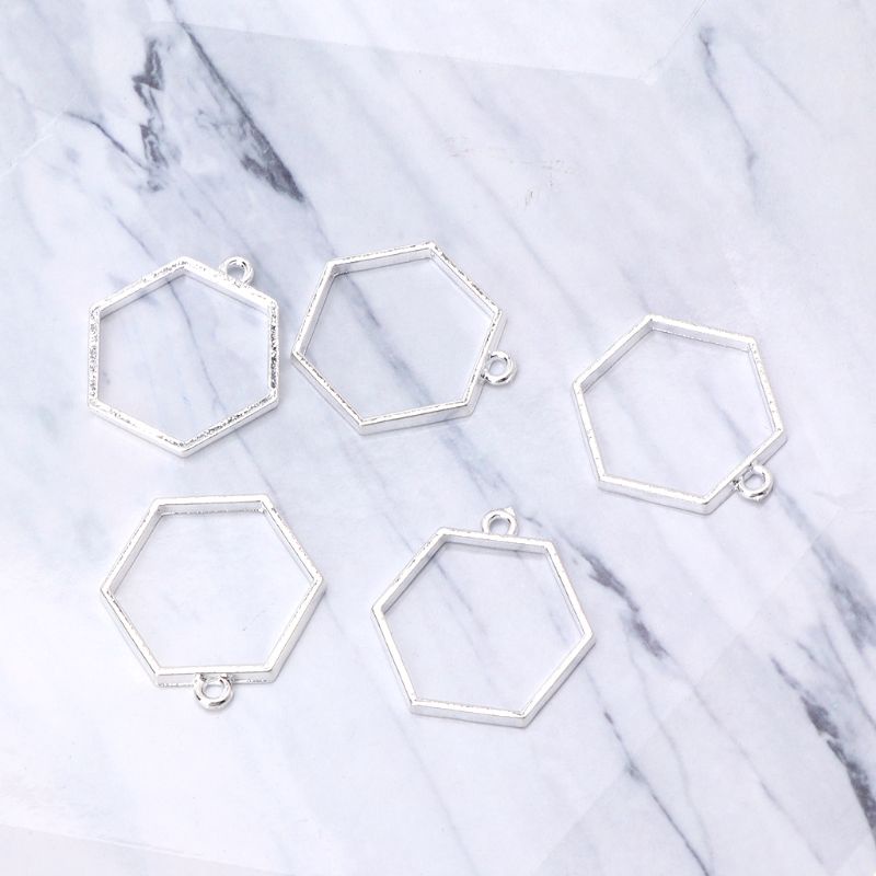 Bộ 5 Khung Làm Trang Sức Bằng Resin Epoxy Resin DIY