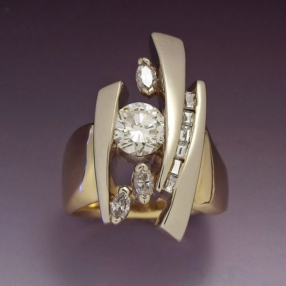 Nhẫn Đính Hôn Đính Đá Sapphire Trắng Tự Nhiên Dành Cho Nữ