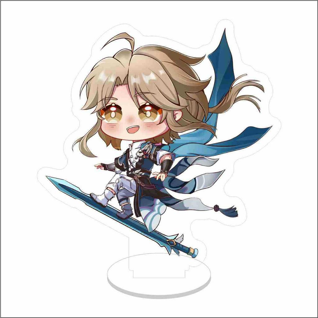 Mô hình Standee Mica Arcrylic nhân vật Honkai Star Rail mẫu bé 10cm (seele jing yuan yanqing welt clara bailu dangheng )
