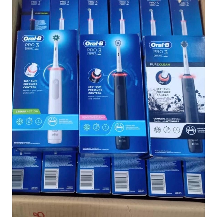 Bàn chải điện Oral-b Pro 3 3000 các dòng