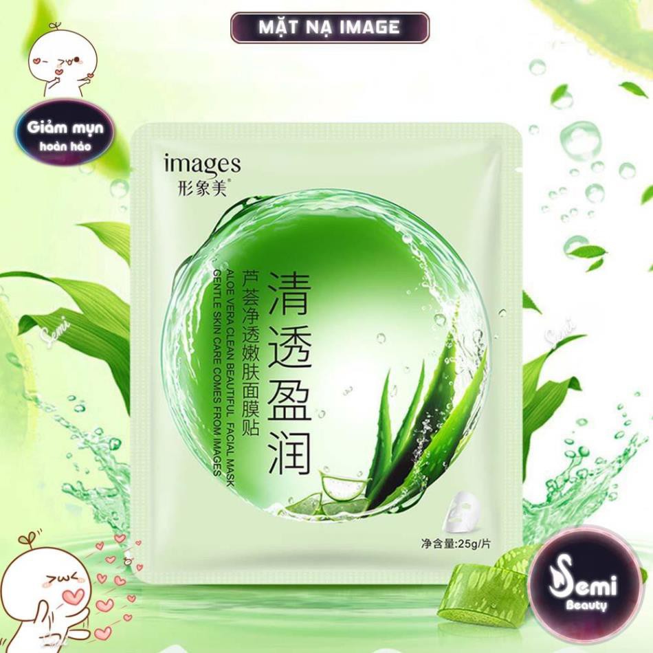 Mặt nạ giấy dưỡng trắng da mụn cấp ẩm thải độc Nước biển Nha đam Lựu đỏ Images | BigBuy360 - bigbuy360.vn