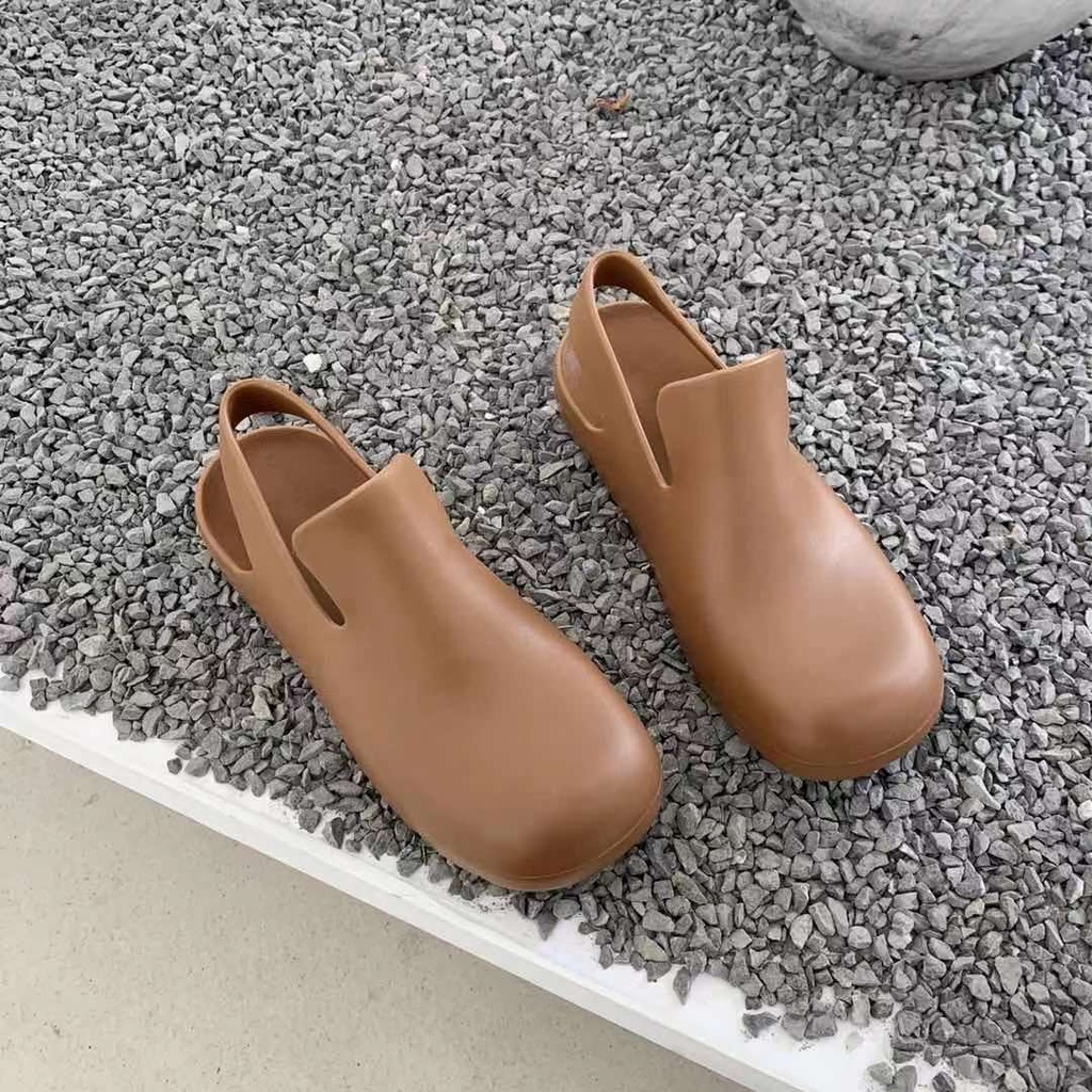 Tikp Giày bốt đi mưa đế dày bằng nhựa 4 màu size 36-40 thời trang đáng yêu