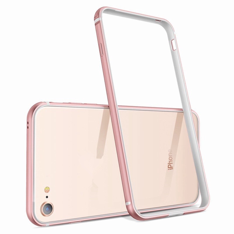 Ốp điện thoại phối nhôm khung viền kim loại chống sốc cho iPhone 6 6s 7 8 plus X XS XR XS MAX