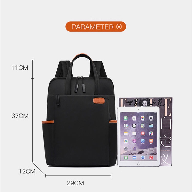 Balo đựng laptop nữ chống thấm nước 14 inch Ba lô Oxford