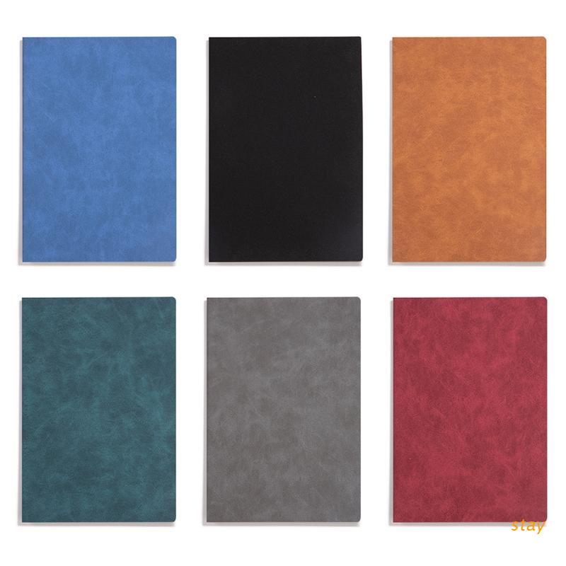 Sổ Tay Ghi Chú Khổ A5 Giả Da Dày Dặn Thiết Kế Đơn Giản Độc Đáo