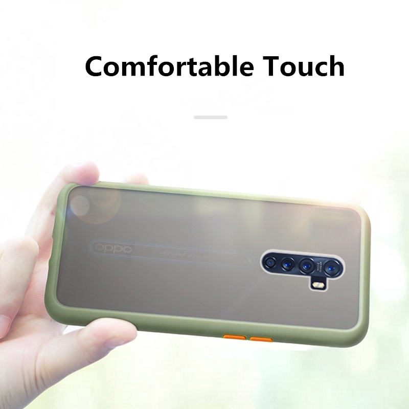 OPPO Reno 2Z 2F Reno 2 Z 10X Zoom Ốp điện thoại PC cứng + khung mềm trong suốt cho | BigBuy360 - bigbuy360.vn