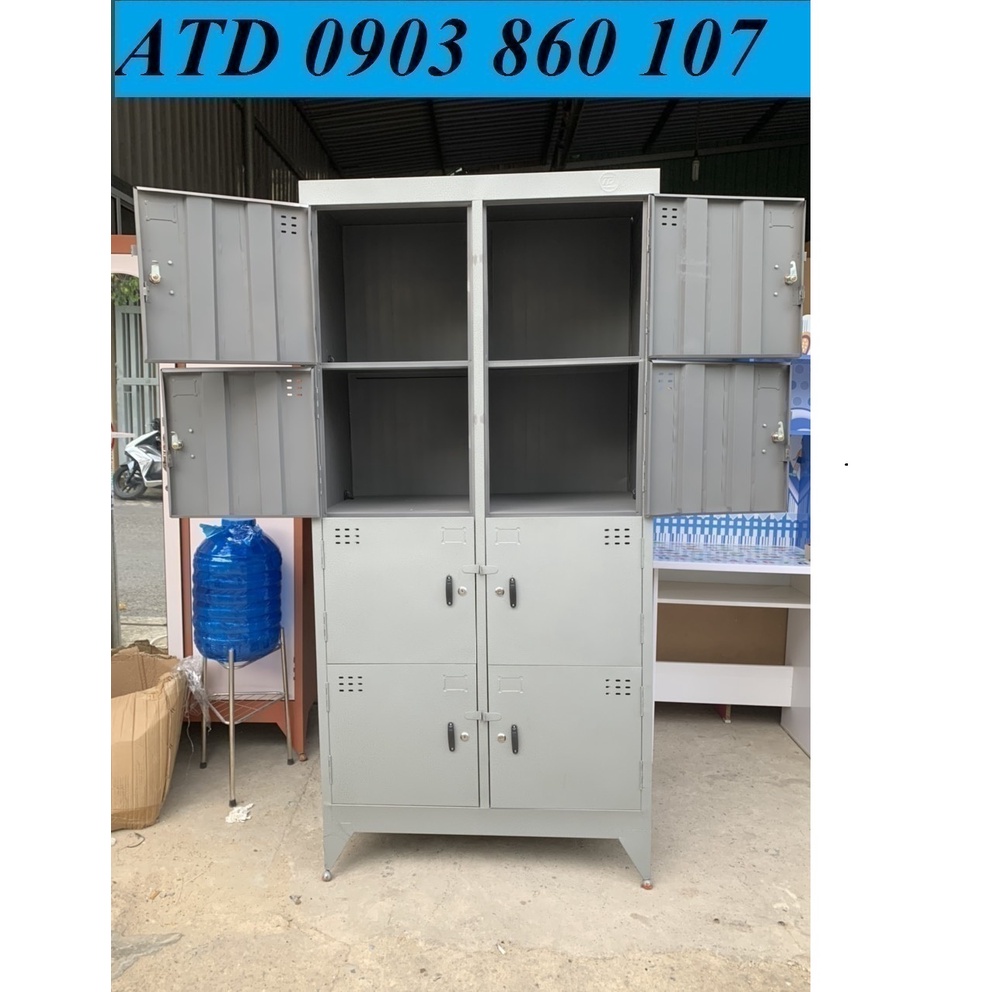 Tủ hồ sơ locker sắt văn phòng giá rẻ- tủ locker sắt cao cấp để đồ nhân viên có khóa an toàn tphcm