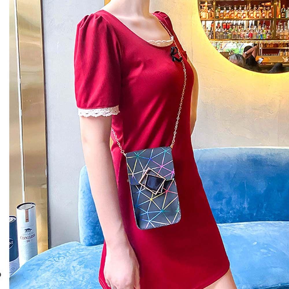 Túi Đeo Chéo Mini Đựng Điện Thoại Họa Tiết Lấp Lánh