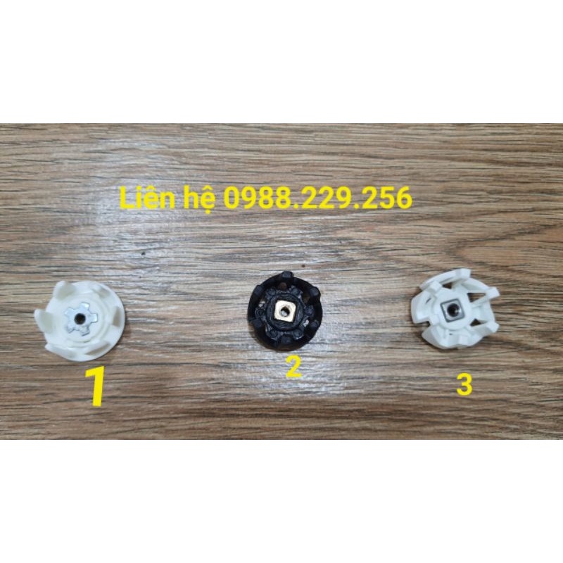 Phụ kiện vấu dao - nhông- khế 6 chấu dưới dao thay thế máy xay ép sinh tố Philips HR1811 HR1847 HR1848