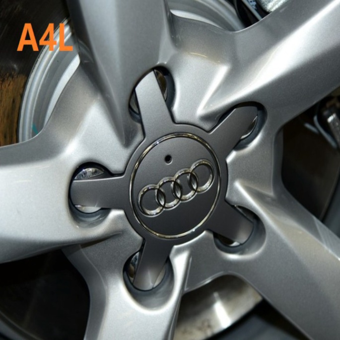 [GIÁ SỐC - HÀNG CHÍNH HÃNG] 01 Logo Audi chụp mâm, đường kính 135mm A6Q5135/Dùng cho các loại xe: A6 A6L A4 A4L A5 A7 S5