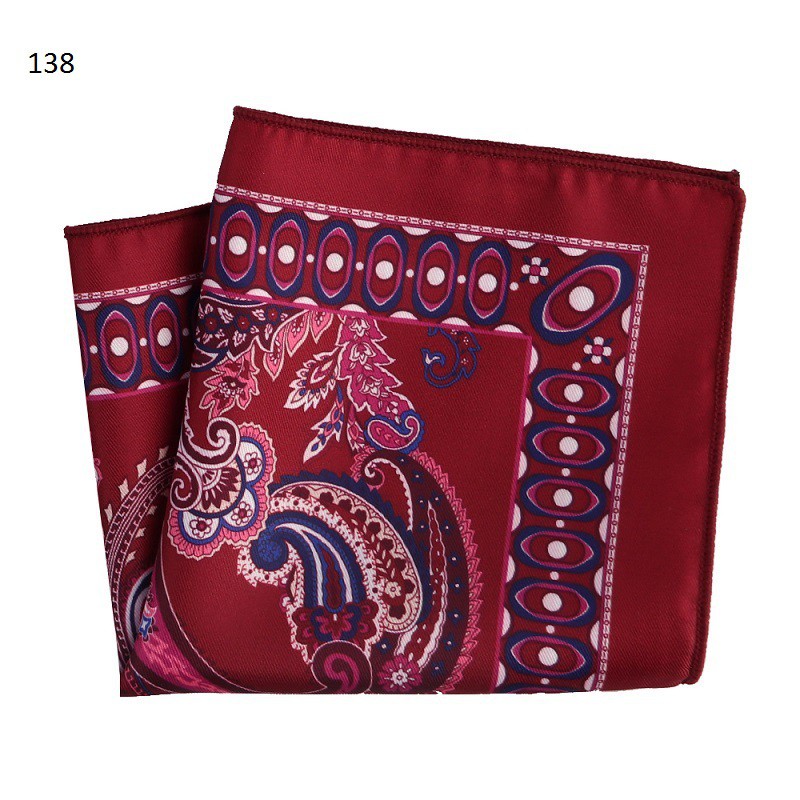 Khăn cài áo vest nam - Pocket square mẫu mới