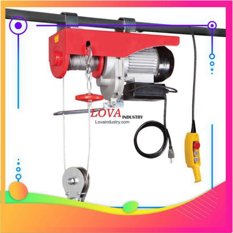 Tời điện pa400 dây 20m sử dụng linh hoạt