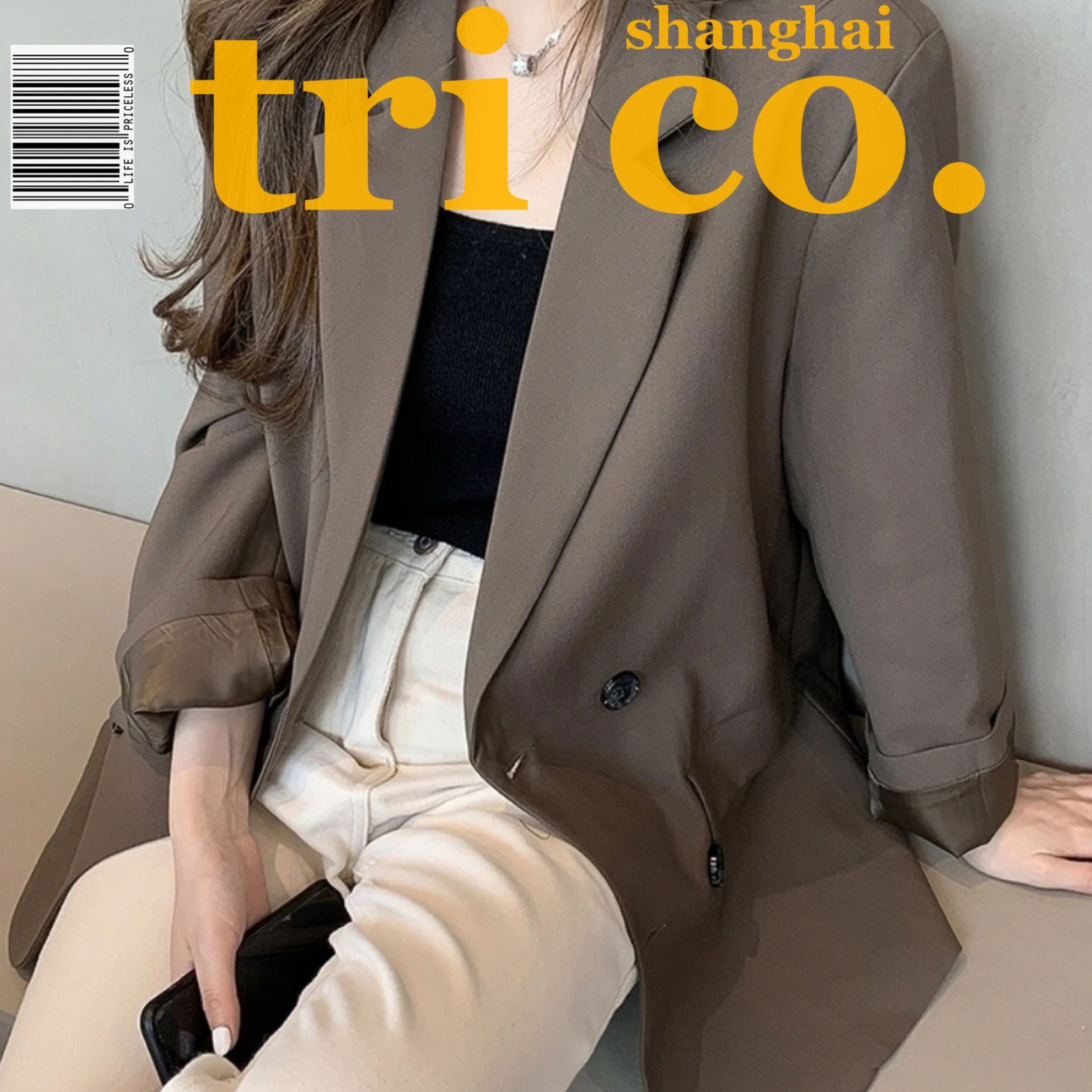 Áo Khoác Blazer Dáng Rộng Thời Trang Xuân Hè  Cho Nữ