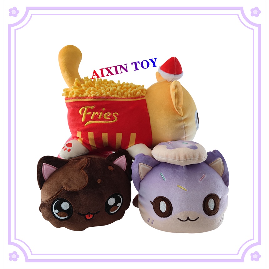 Thú Nhồi Bông Hình Mèo Aphmau Meows 28cm Làm Quà Giáng Sinh