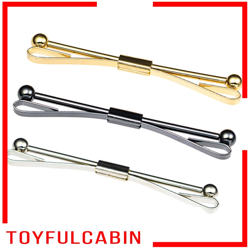 Set 3 Kẹp Cà Vạt Phong Cách Cổ Điển 6.2cm
