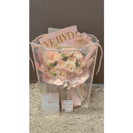 [Hoa sinh nhật] Bó hoa Sáp Loang 15bông cao cấp, thiết kế bởi Khả An. Đặt được số bông theo yêu cầu. Có hoả tốc HN