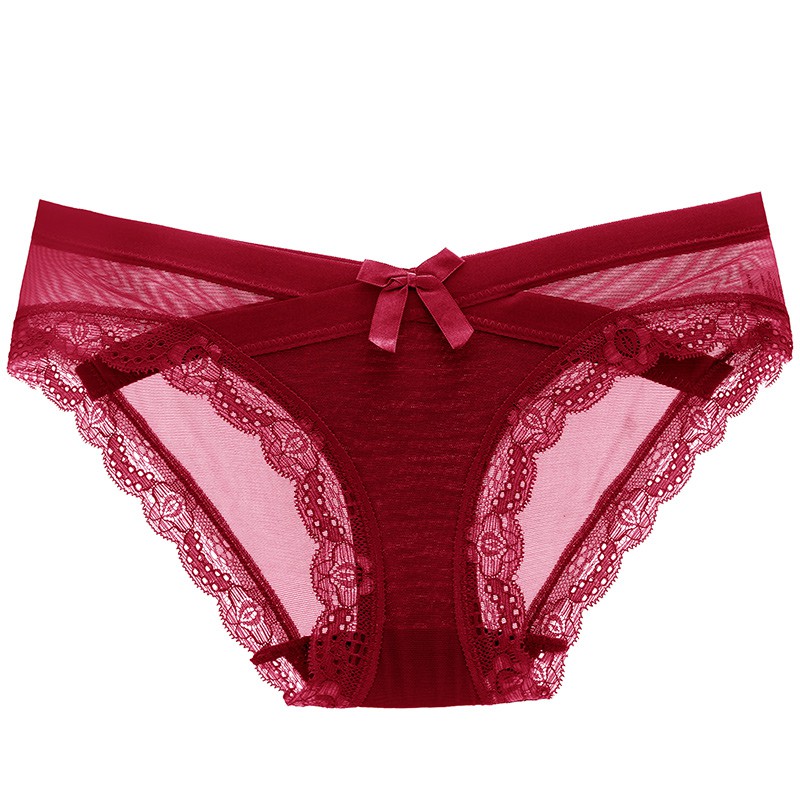 [CÓ SIZE XXL Quần lót ren nữ đáp chéo siêu sexy quyến rũ QR25 | BigBuy360 - bigbuy360.vn