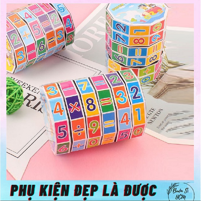 Bộ Trò Chơi Rubik Phép Tính Toán Học Cho Bé