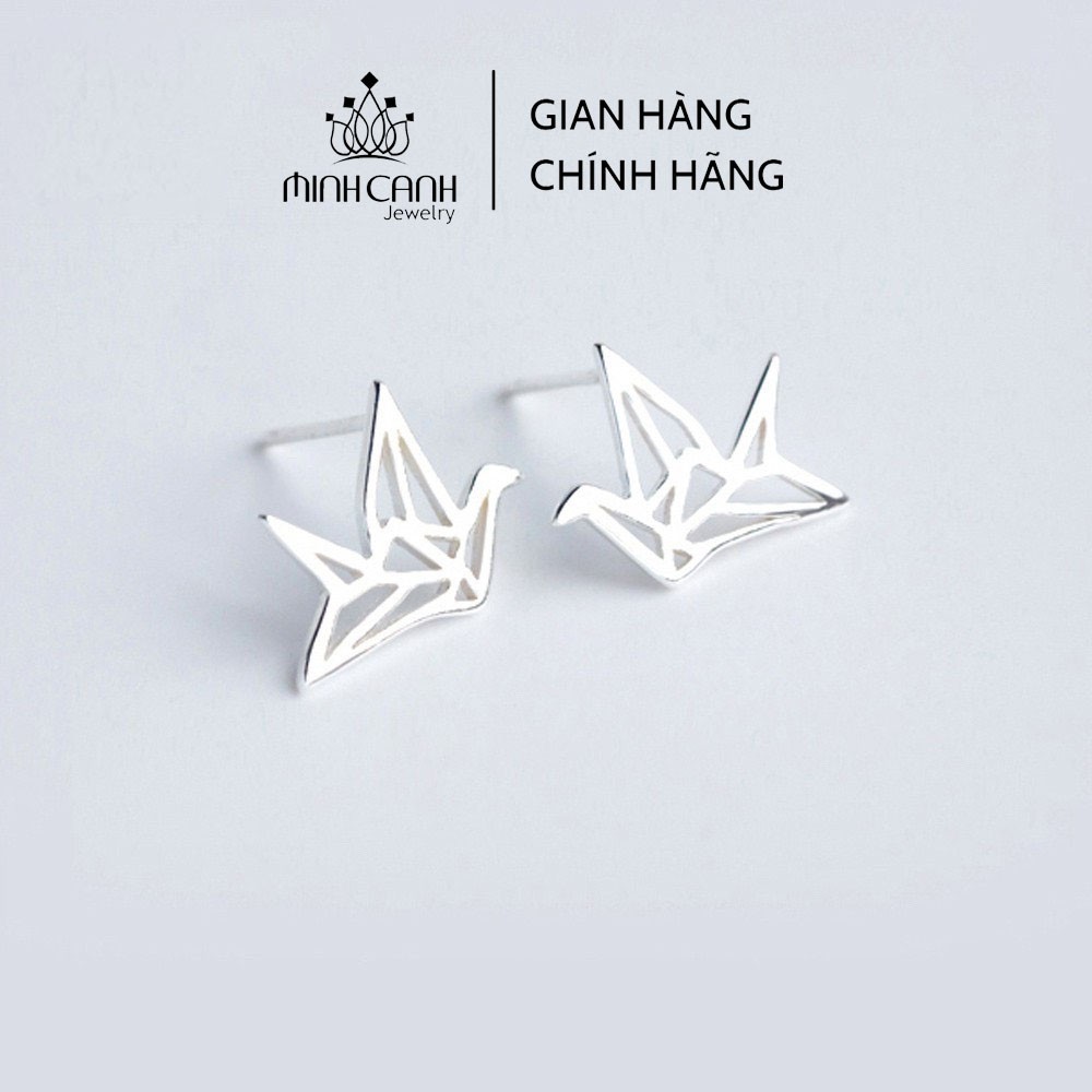 Bông Tai Con Hạc Bằng Bạc - Minh Canh Jewelry