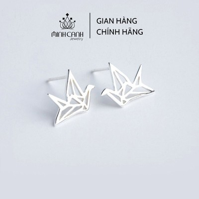 Bông Tai Con Hạc Bằng Bạc - Minh Canh Jewelry
