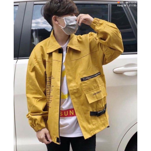 🌵 𝐓𝐡𝐞𝐔𝐥𝐳𝐳𝐚𝐧𝐠 🌵 CM Áo Khoác Kaki 2 Lớp In Chữ, Khoá Kéo (Kèm Video, Hình Chụp Thật) | BigBuy360 - bigbuy360.vn
