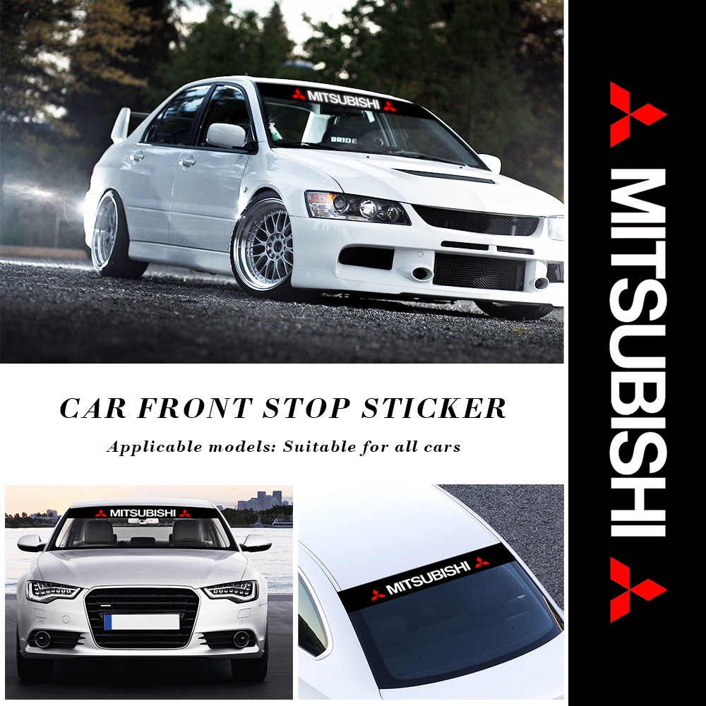 Miếng Dán Kính Chắn Gió Phía Trước Bằng Vinyl Cho Mitsubishi Attrage Mirage Triton Xpander Pajero