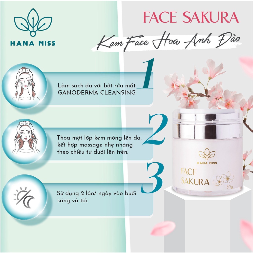 Kem Face Hana Miss xóa nám, da trắng mịn
